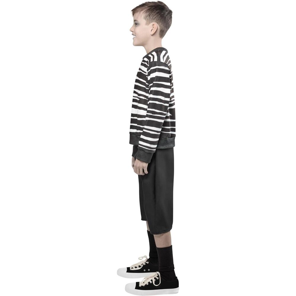 Rubie's Wednesday Pugsley Addams Costume Kids Boys Small 6/7 - Picture 3 of 5